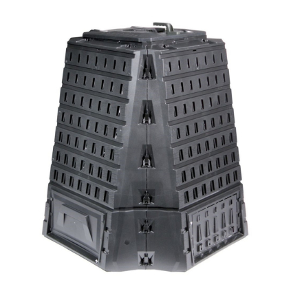 Kompostér, 900 l, černá