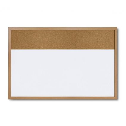 Combi Board whiteboard / korek 60 × 90 cm, bílá