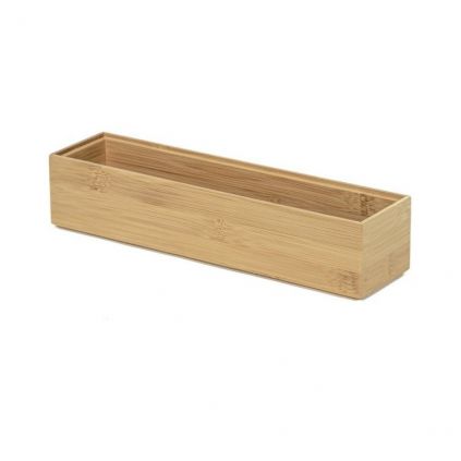 Organizér Compactor Bamboo Box, 30 x 7,5 x 6,35 cm, přírodní dřevo