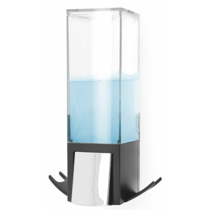 Dávkovač mýdla Compactor Edge, 500 ml, černá