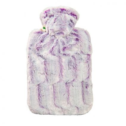 Termofor Hugo Frosch Classic s umělou kožešinou 1,8 l, fialová