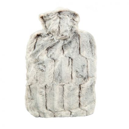 Termofor Hugo Frosch Classic s umělou kožešinou 1,8 l, hnědá