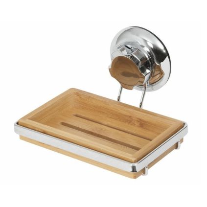 Držák na mýdlo Compactor Bestlock, přírodní dřevo