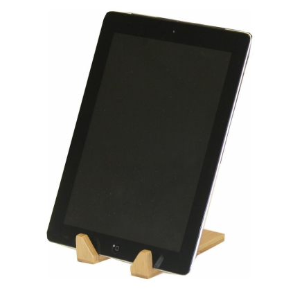 Držák na tablet Compactor Bamboo, přírodní dřevo