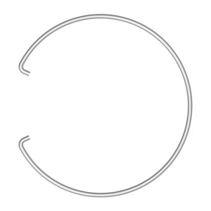 Držák pytlů na odpad, 24 cm II, nerez