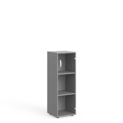 Střední skříň Manager 39,9 x 42,2 x 119,5 cm, pravá, šedá