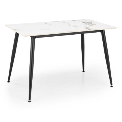 52725 14 jidelni stul webster 120 cm mramor cerna