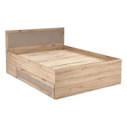 52467 1 postel rustico 160 x 200 cm dub artisan