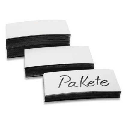 Magnetické etikety Magnetoplan 50 x 100 x 0,6 mm - 100 ks, bílá