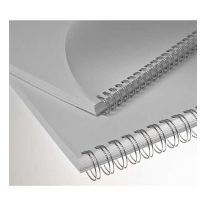 Kovové hřbety Eurosupplies (3/1") 8 mm - 100 ks, stříbrná