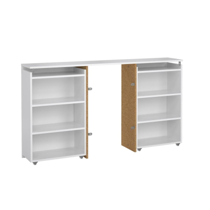 Úložné čelo postele Simplicity II 145 cm, bílý lesk