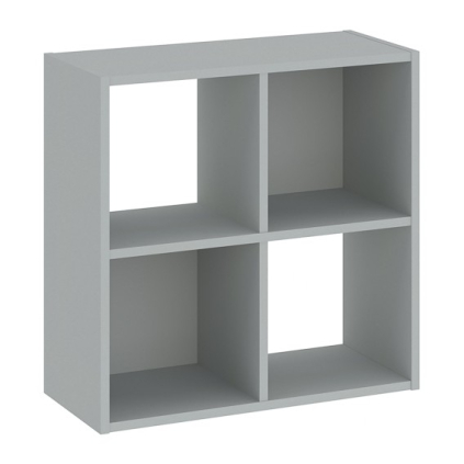 Regál Sinde 2x2, šedá