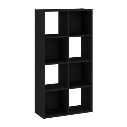 Regál Sinde 2x4, černá