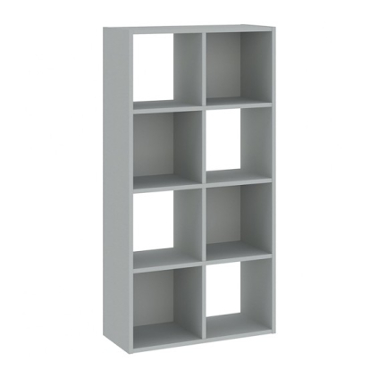 Regál Sinde 2x4, šedá