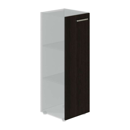 Dveře na skříň TopOffice 39,9 x 40,4 x 119,5 cm, levé, wenge