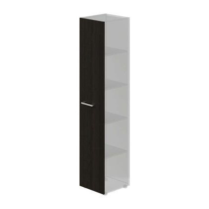 Dveře na skříň TopOffice 39,9 x 40,4 x 196,5 cm, oboustranné, wenge