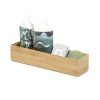 Organizér Compactor Bamboo Box, 30 x 7,5 x 6,35 cm, přírodní dřevo