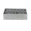 Organizér Compactor TEX 32 x 25 x 8 cm, 3 díly, šedá