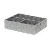 Organizér Compactor TEX 32 x 25 x 8 cm, 3 díly, šedá