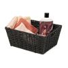 Pletený košík Compactor 31 x 24 x 14 cm, černá