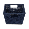 Pletený košík Compactor 31 x 24 x 14 cm, bílá