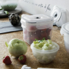 Set potravinových dóz Compactor Fresh - 4 díly, čirá