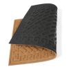 Textilní čisticí rohož Bricks Deco 45 x 75 x 1 cm, hnědá