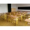Učitelská katedra s 1 šuplíkem, světle modrá - ral 5015