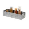Úložný organizér Compactor TEX 30 x 12 x 7 cm, hnědá