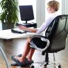 Nožní opěrka Ergonomic, černá / modrá