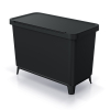 Odpadkový koš, 3 x 10 l, černá