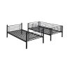 45389 8 postel bunky 90 x 200 cm patrova cerna