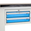 Dílenský stůl Solid MDF-20, 150 cm, závěsný box, černá