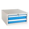 Dílenský stůl Solid MDF-20, 150 cm, závěsný box, černá