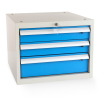 Dílenský stůl Solid MDF-30, 150 cm, závěsný box, černá