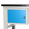 Dílenský stůl Solid MDF-12, 210 cm, 2 závěsné boxy, černá
