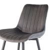 47676 6 jidelni zidle rowena tmave seda
