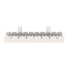50011 2 kabelovy organizer pro stoly officetech bila