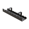 50014 3 kabelovy organizer pro stoly officetech cerna