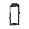 50023 3 drzak na pc pro stoly officetech cerna