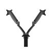 50029 20 drzak na 2 monitory pro stoly officetech cerna