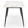 52728 7 jidelni stul webster 140 cm mramor cerna