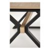 52746 2 jidelni stul enorme dub cerna