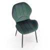 51642 6 jidelni zidle vivien tmave zelena