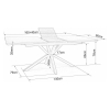 54093 4 jidelni stul hull orech cerna