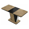 54156 8 jidelni stul tigras dub artisan cerna
