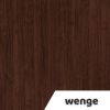 Výškově nastavitelný stůl OfficeTech C, 160 x 80 cm, bílá podnož, wenge