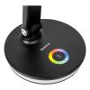 Stolní lampa Platinet 12 W, RGB osvětlení + USB, černá