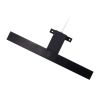 LED koupelnové osvětlení 3v1 WO827, 40 cm, černá