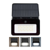 LED solární reflektor se senzorem WL913, černá